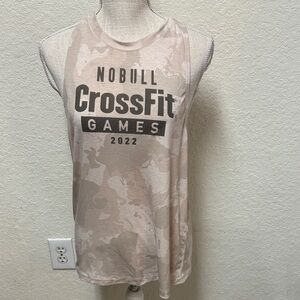 NOBULL Women's Beige CrossFit Games Muscle Tee